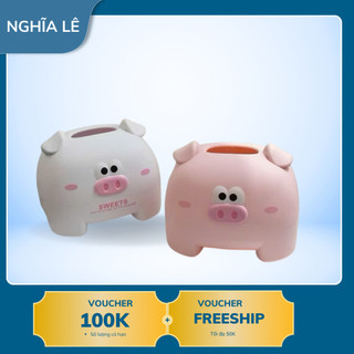 HỘP ĐỰNG KHĂN GIẤY HÌNH CHÚ HEO DỄ THƯƠNG – MÓN ĐỒ TRANG TRÍ VÀ TIỆN LỢI CHO GIA ĐÌNH BẠN