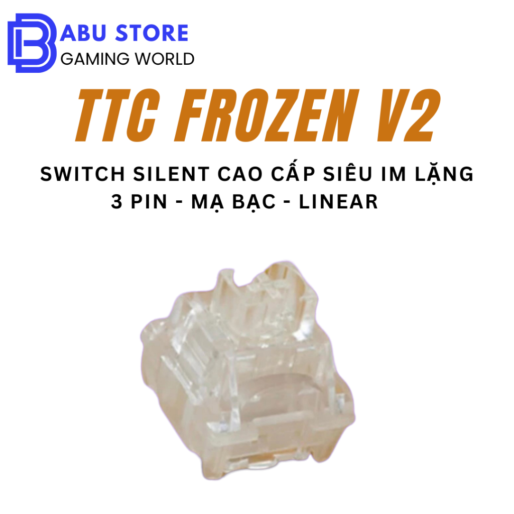 [5 switch ] Switch TTC Frozen v2 Silent Cao Cấp mạ bạc | Shopee Việt Nam