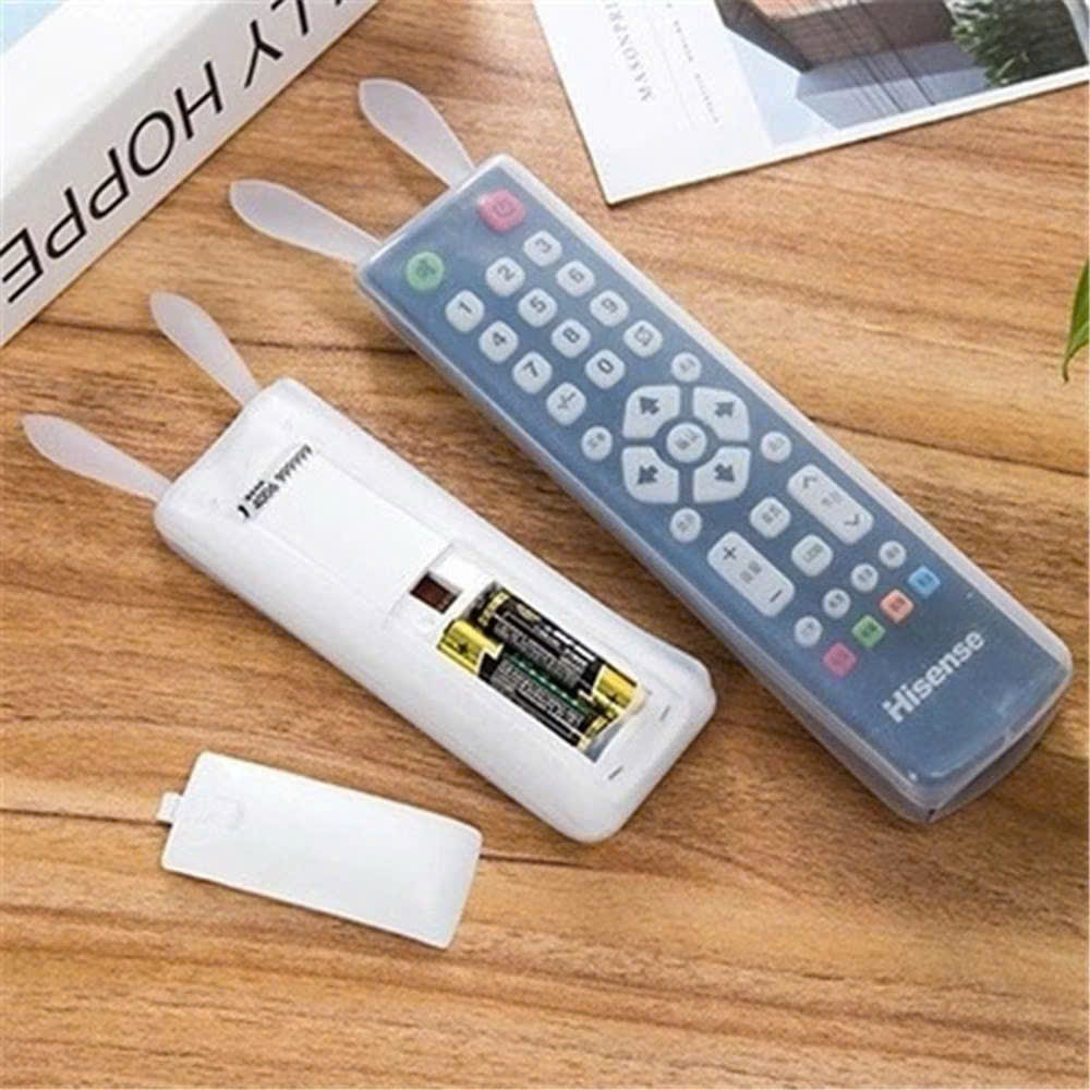 Vỏ bao điều khiển silicon dễ thương – Kiểu tai thỏ dạ quang phù hợp remote tivi và máy lạnh LG