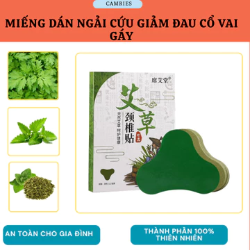 [12 miếng] Cao Dán Ngải Cứu Hộp 12 Miếng Giảm Đau Vai Gáy Hiệu Quả Nhất