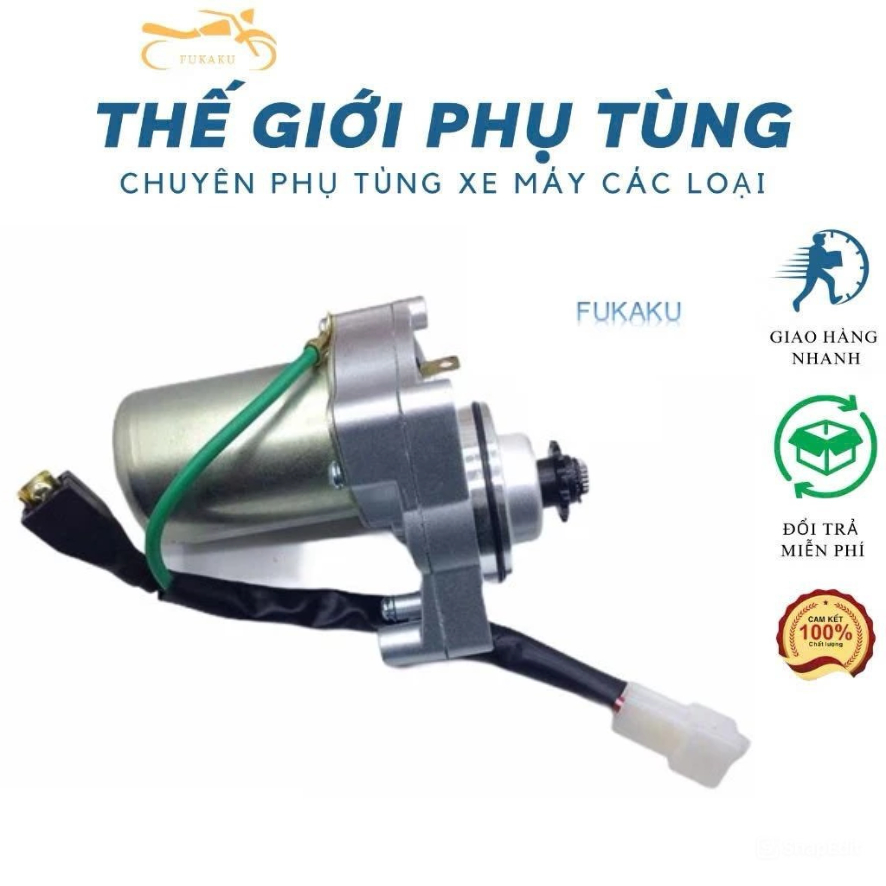 Củ Đề Xe Máy Dream, Wave Lõi Đồng 2 Bạc Đạn