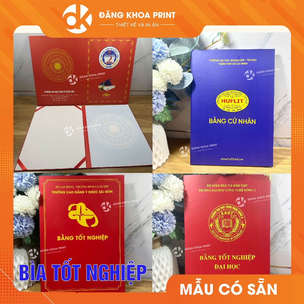 [Link 1] Bìa đựng bằng khen, bìa đựng chứng chỉ, bìa chụp ảnh kỷ yếu các trường đại học, cao đẳng mẫu sẵn