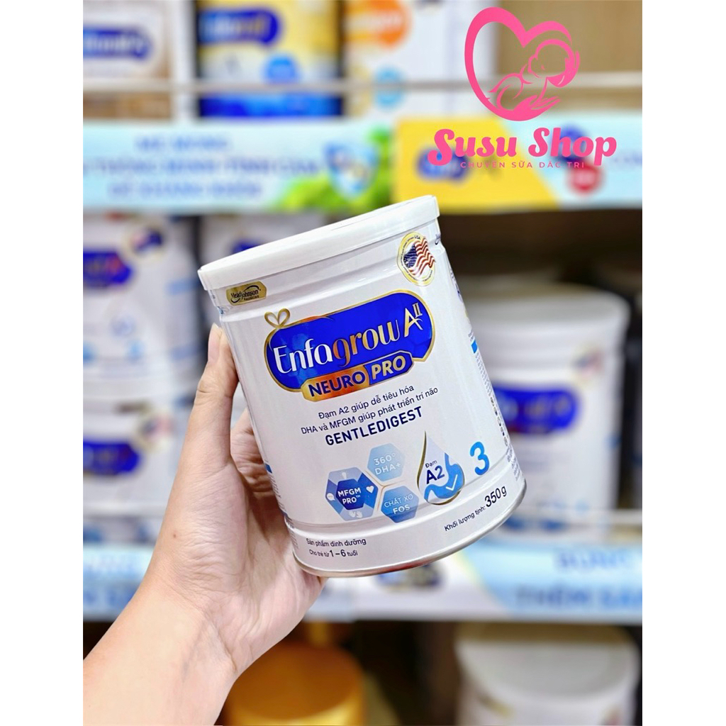 [CHÍNH HÃNG] Sữa Enfamil A2 Neuropro số 1, số 2 , số 3 cho bé 0-24 tháng 350g
