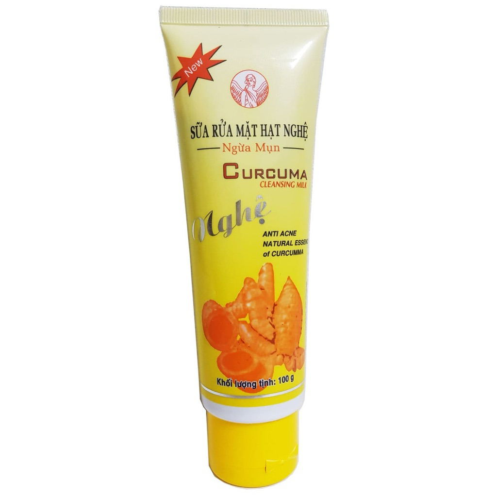 Sữa Rửa Mặt Hạt Nghệ Thorakao 50g – Ngừa Mụn, Giảm Thâm, Lành Sẹo, Chính Hãng
