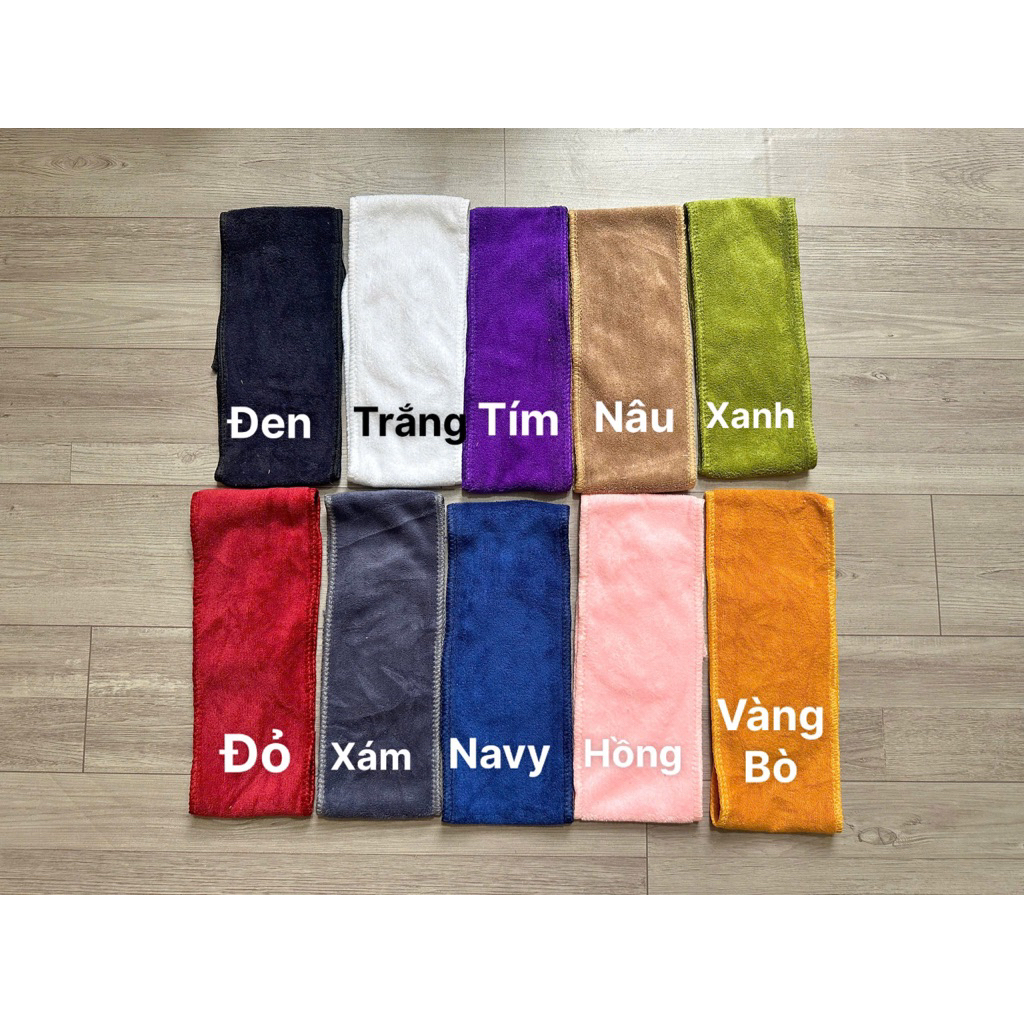 BĂNG ĐÔ QUẤN ĐẦU MICROFIBER – MỀM MỊN – CO GIÃN TỐT – CHUYÊN DỤNG CHO SPA, LÀM ĐẸP, RỬA MẶT