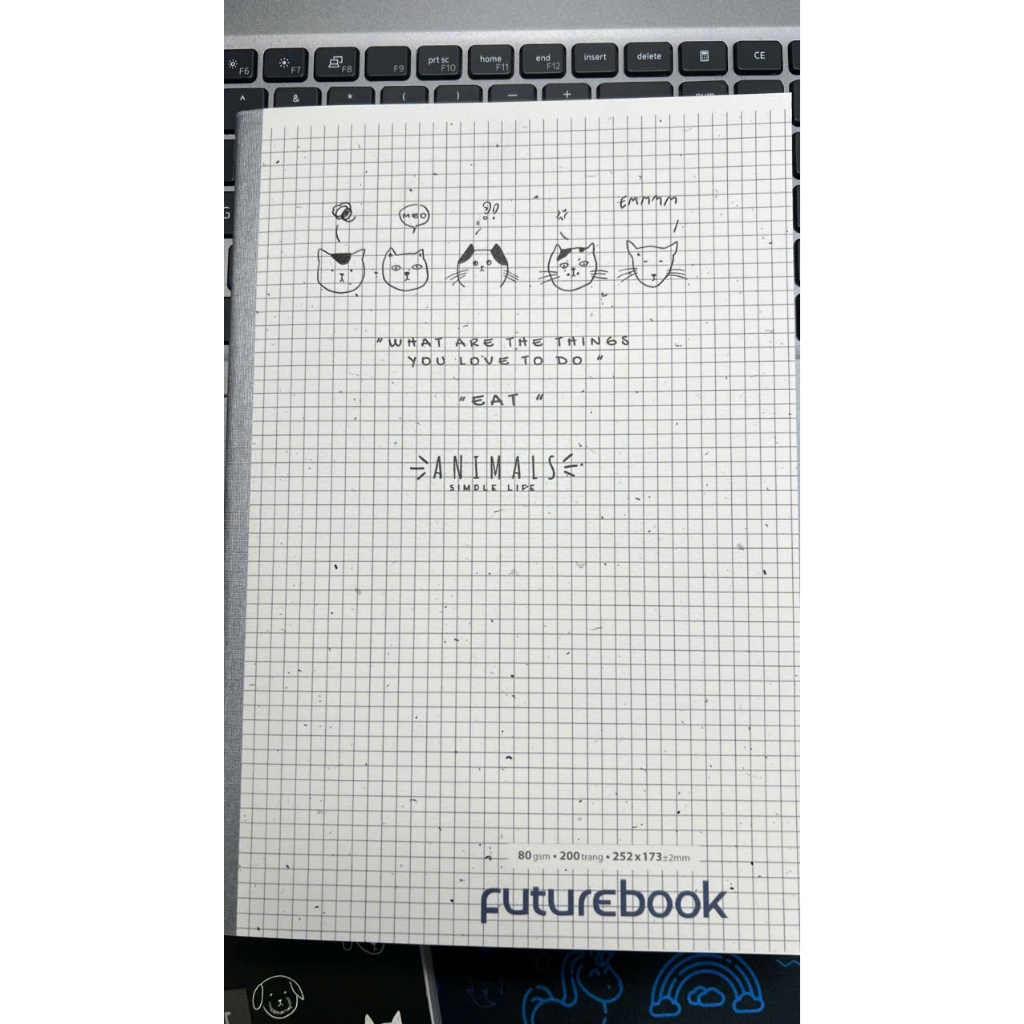 Tập Sinh Viên 200 Trang Animal Future Book DK302 - Kẻ 4 Ô Ngang 80gsm