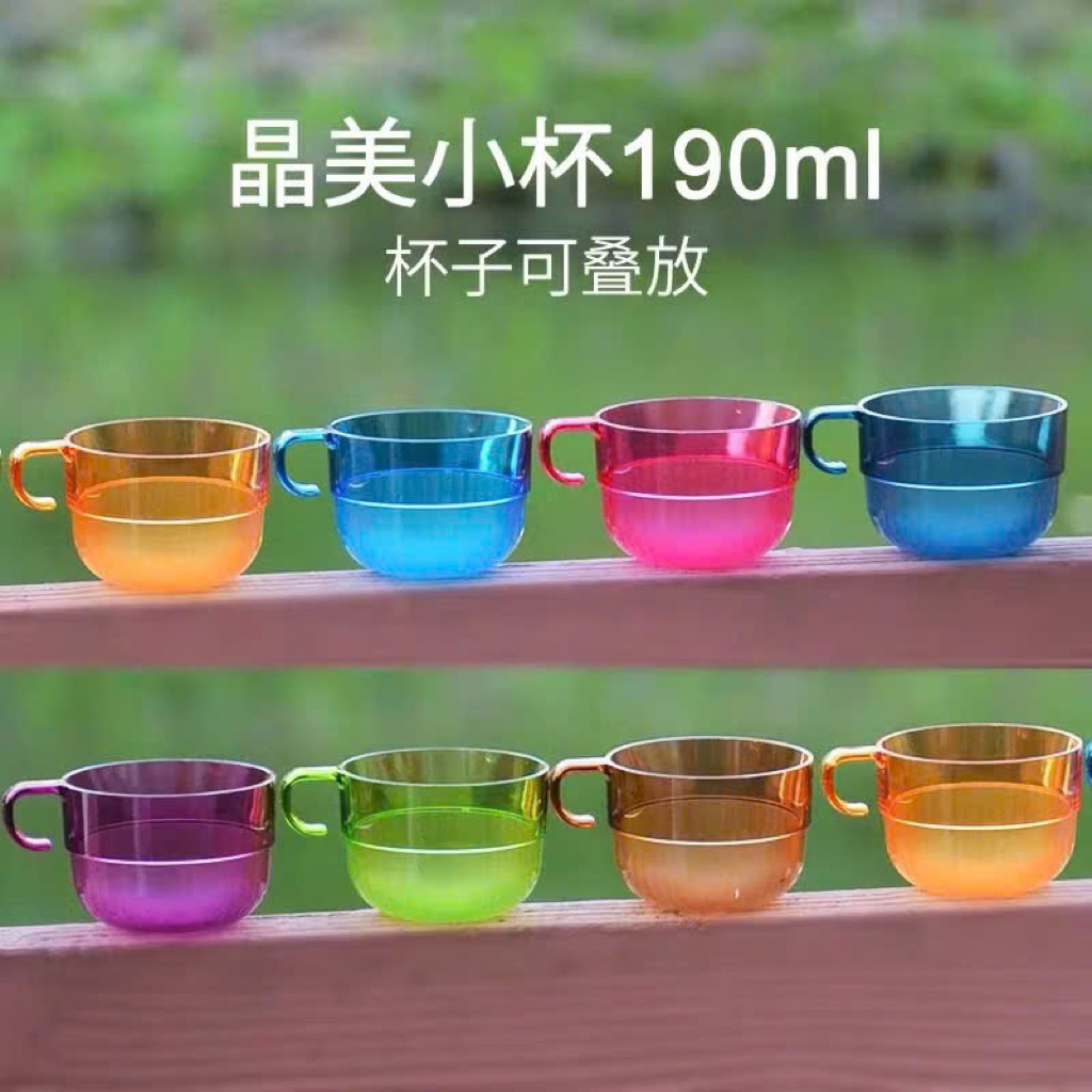SET 4 CỐC CHÉN NHỰA UỐNG NƯỚC CÓ QUAI CẦM TUPPERWARE 190ML CHÍNH HÃNG ...