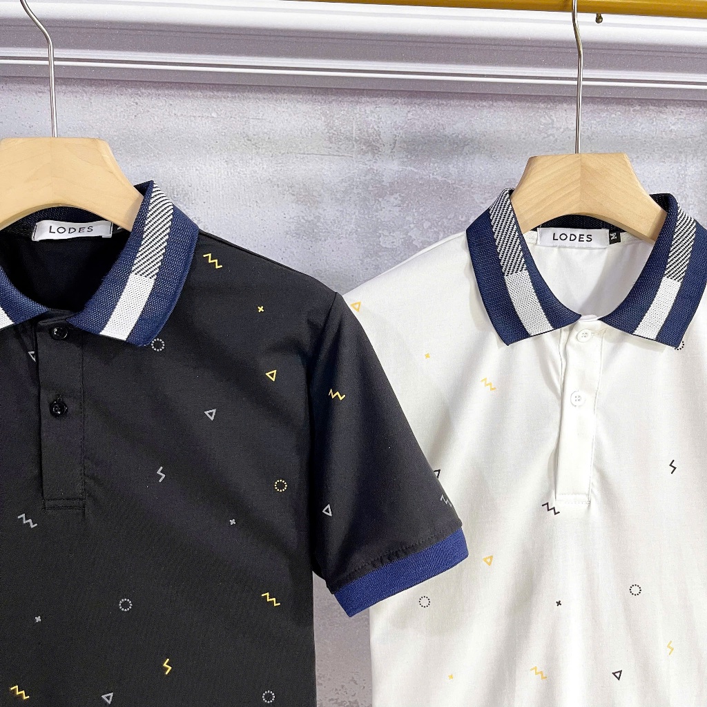[cb289] Áo polo Nam Tay ngắn, dáng slimfit, thêu chữ, thêu, vải cotton co dãn 4 chiều mịn mát