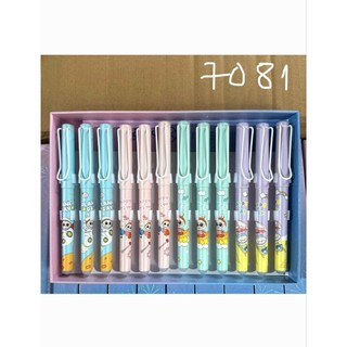 Combo 10 bút máy tẩy được 856, bút mực ngòi kim tinh siêu bền