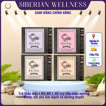 Trà thảo mộc siberian (Trà N5, N7, N8, N9), Hỗ trợ tiêu hóa, xương khớp, tốt cho tim mạch, đường huyết