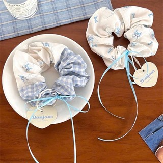 Scrunchies dây buộc tóc dễ thương tone màu pastel nữ tính cho bạn gái