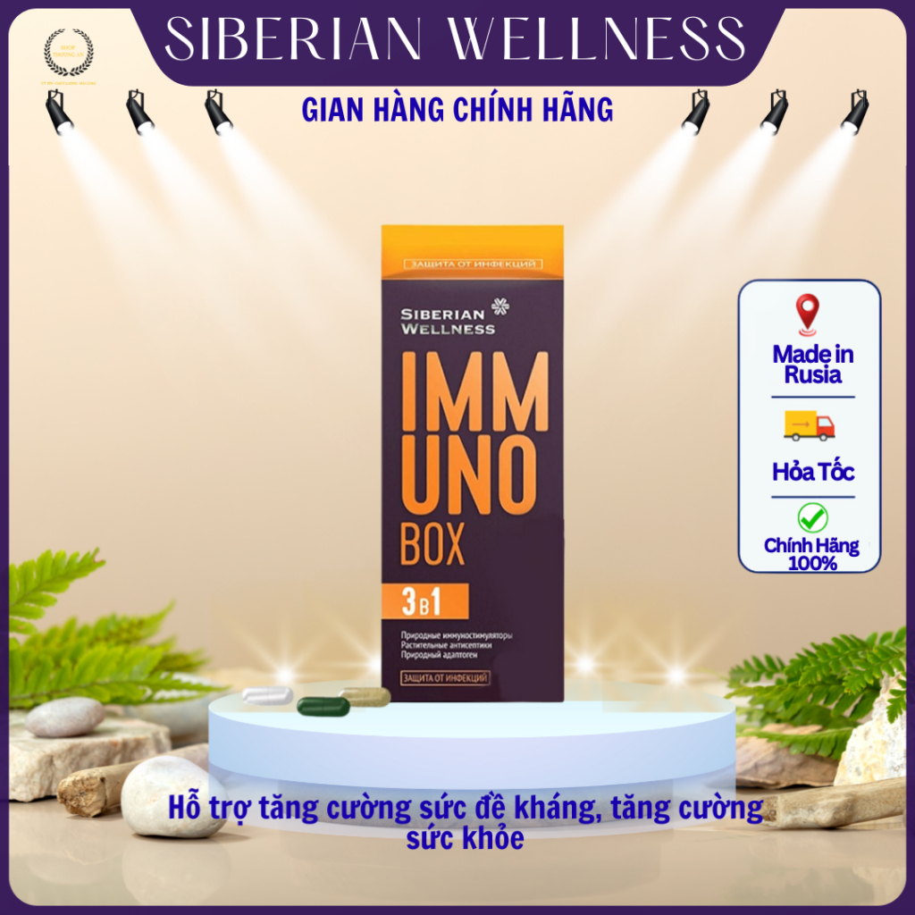 Thực phẩm Immuno Box Siberian, Hỗ trợ tăng cường sức đề kháng cho cơ ...