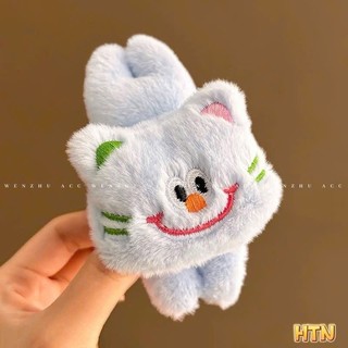 Kẹp tóc mèo bông ngộ nghĩnh thú bông mềm mại mẫu mới phong cách Hàn Quốc