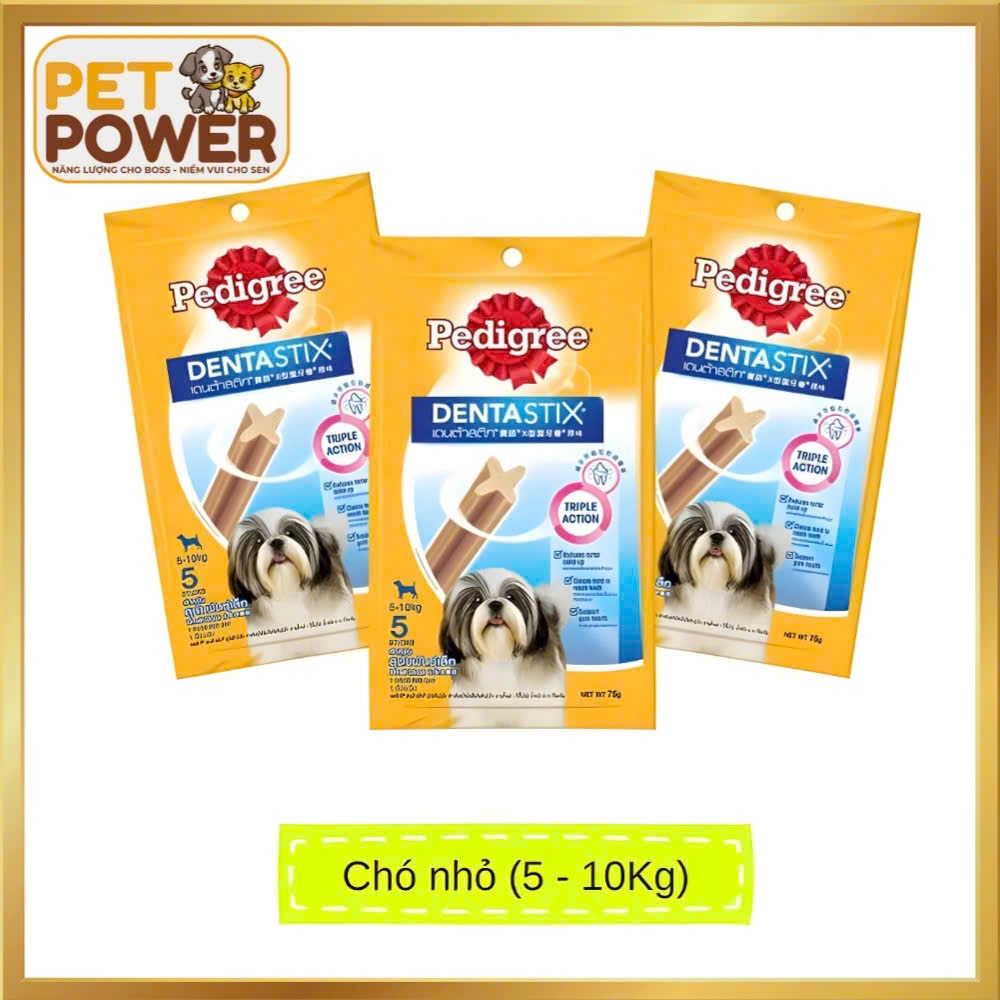 Xương gặm sạch răng Dentastix Pedigree Gà cho chó