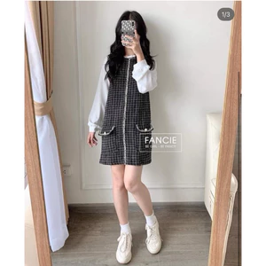 Váy tweed Fancie size S