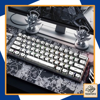 [ Comic ] Bộ Keycaps Trắng Basic - PBT DyeSub - Cherry Profile