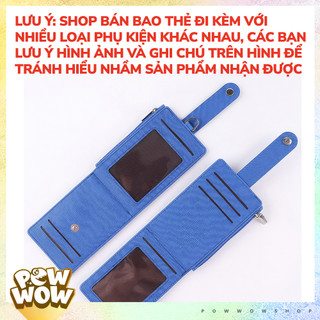 Bao Đựng Thẻ Nhân Viên Da PU Nhiều Ngăn Phong Cách Đơn Giản Tinh Tế Nhiều Màu Nam Tính