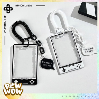 Bao Đựng Thẻ Nhân Viên Nhựa Mica Trong Suốt Phong Cách Hoạ Tiết Gaming Màn Hình Máy Game Thú Vị