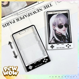 Bao Đựng Thẻ Nhân Viên Nhựa Mica Trong Suốt Phong Cách Hoạ Tiết Gaming Màn Hình Máy Game Thú Vị