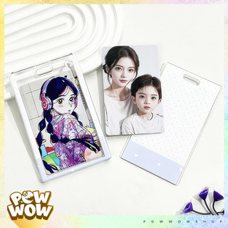 Bao Đựng Thẻ Nhân Viên Nhựa Mica Trong Suốt Phong Cách Nhân Vật Hoạt Hình Mèo Cát Sleep Fish Đáng Yêu Cute