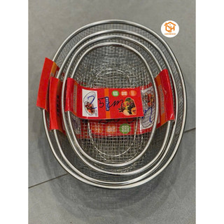 Rổ inox 304 dạng lưới kiểu Nhật đựng thức ăn chiên và để ráo trái cây vô cùng an toàn và tiện lợi Cam Homeware