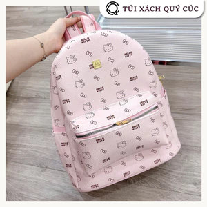 Balo Hello Kitty đi học nam nữ thời trang size40 vừa A4 lattop chất da đẹp đi chơi du lịch tiện dụng BL02