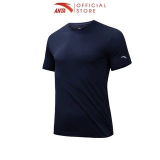 ANTA SS Nam Running Áo thun thể thao Chạy Bộ Pickleball Cầu Lông Mỏng Nhẹ Thoáng Mát 1524C7164U
