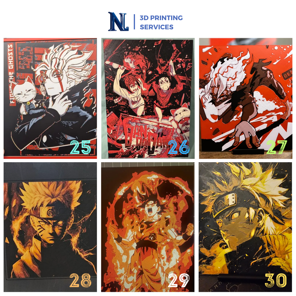 in 3D tranh Anime manga - ảnh theo yêu cầu - Trang trí phòng decor cực đẹp Giá Rẻ | NL3D