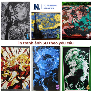 in 3D tranh Anime manga - ảnh theo yêu cầu - Trang trí phòng decor cực đẹp Giá Rẻ | NL3D