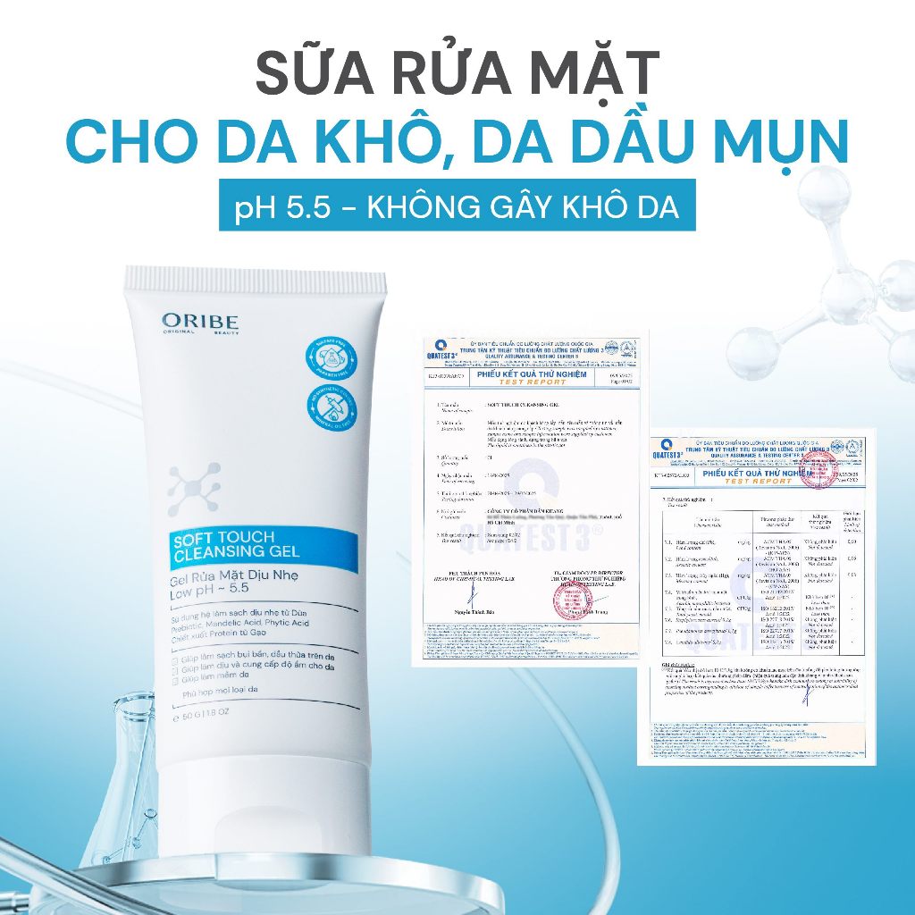 Sữa rửa mặt làm sạch dịu nhẹ dưỡng da ẩm mịn dành cho mọi loại da Oribe