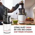 Máy Ép Chậm BOSCH MESM500W 150W | 2 Bộ Lọc | Thiết Kế Nhỏ Gọn, Không Gây Ồn | Bảo Hành Chính Hãng 2 Năm — ảnh 7