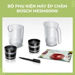 Máy Ép Chậm BOSCH MESM500W 150W | 2 Bộ Lọc | Thiết Kế Nhỏ Gọn, Không Gây Ồn | Bảo Hành Chính Hãng 2 Năm — ảnh 6