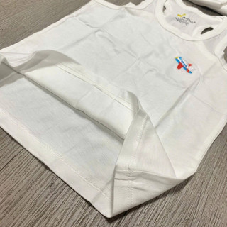 Áo Thun Ba Lỗ Trẻ Em Trắng Cotton Mềm Mát Co Giãn | Bé Trai Bé Gái (8–25kg) | Co Giãn 4 chiều