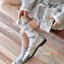 Set 5 đôi tất nữ nơ cổ cao mix màu