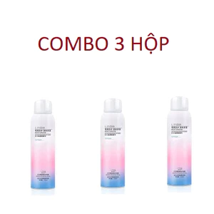 3 HỘP _ Bán sỉ 3 hộp Xịt chống nắng trắng da LIFUSA 150ML