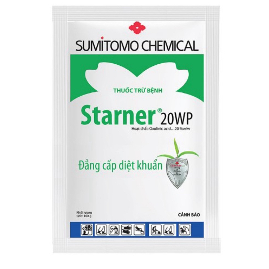 Khuẩn Starner 20wp gói 100gr- hỗ trợ phòng trừ cháy lá, thối nhũn và bệnh do vi khuẩn
