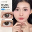 Kính áp tròng khoá ẩm 8H 3 Tháng Màu Nâu Phối Vân Tro Vàng Ánh Xám CARASE, Lens cận HAZEL CHOCO