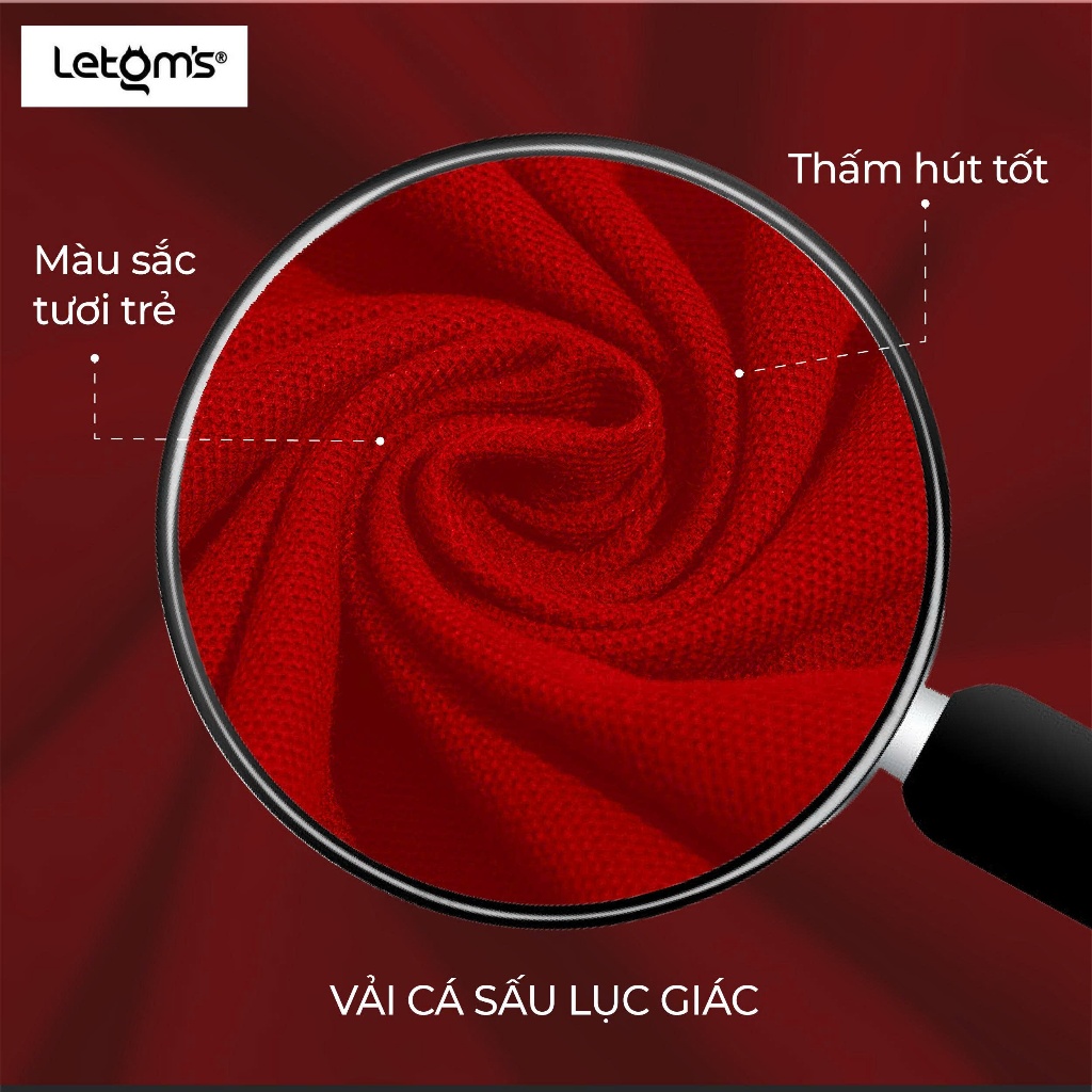 Áo polo nữ co giãn thoáng mát, cổ bẻ basic, thời trang công sở LeTom's, size S-2XL