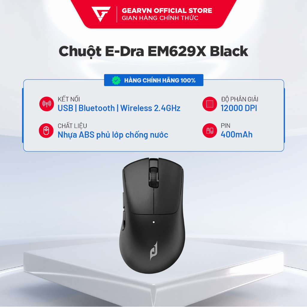 Chuột gaming E-Dra EM629X Triple Mode