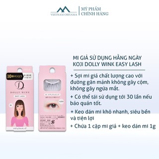 Lông mi giả sử dụng hằng ngày Koji Dolly Wink Easy Lash