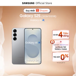 Điện thoại Samsung Galaxy S25, Điện thoại AI, 512GB, Tìm kiếm thông minh, Video camera đêm Nightography, Chip Snapdragon