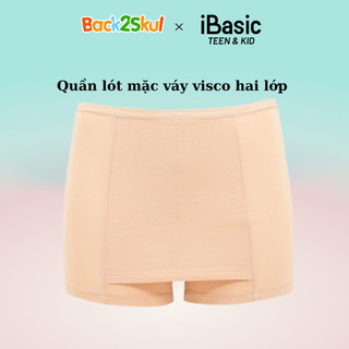 Giá trải nghiệm set quần lót mặc váy nữ học sinh nữ không lộ viền iBasic