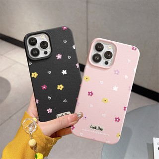 Ốp Lưng iPhone TPU Hoạ Tiết Da Mềm Hoa May Mắn Chống Sốc, Chống Bẩn - iP X/XS/11/12/13/14/15/16/17/Plus/Pro/Max/Air