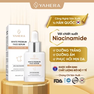 Serum dưỡng trắng da mặt cao cấp YAHERA White Premium Face Serum 30ml
