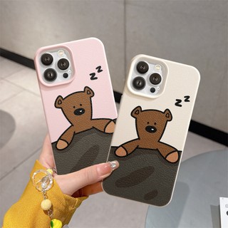 Ốp Lưng iPhone TPU Hoạ Tiết Da Mềm Teddy Chống Sốc, Chống Bẩn Cao Cấp - iP X/XS/11/12/13/14/15/16/17/Plus/Pro/Max/Air