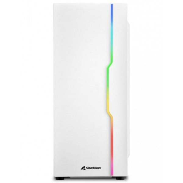 Sharkoon RGB Slider White, gabinete compacto con amplias opciones de