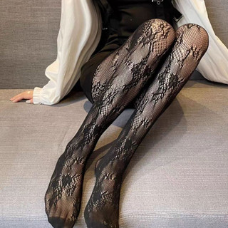 Tất Black Hót Girl Ren Nhỏ,Lưới Phối Đồ Phong Cách Tạo điểm Nổi Bật