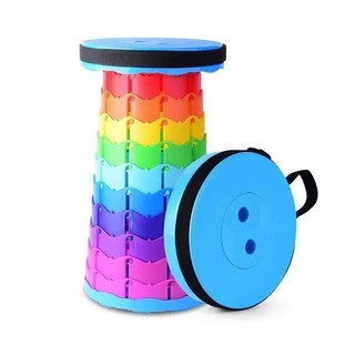 Ghế nhựa gấp gọn di động 7 màu, ghế xếp gọn du lịch dã ngoại du lịch- CK