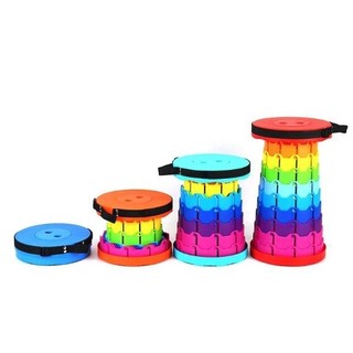 Ghế nhựa gấp gọn di động 7 màu, ghế xếp gọn du lịch dã ngoại du lịch- CK