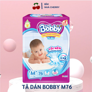 Tã Bỉm Dán Bobby/ Tã quần mở một bên Bobby NB70/S80/M76/L68 mới siêu thấm hút